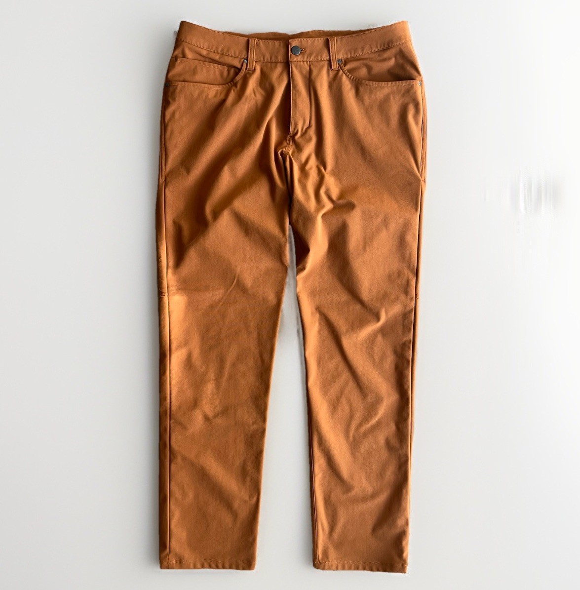 Lululemon Men’s Slim 5-pocket Pants Burnt Caramel 34 ABC Technology