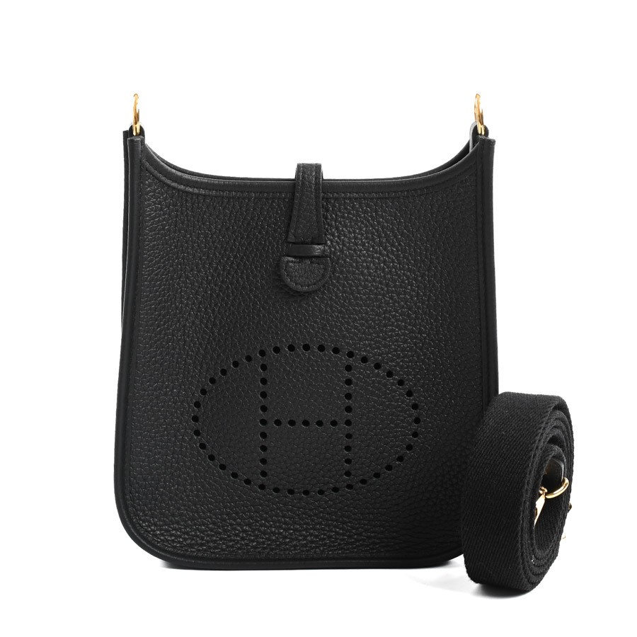 Hermes Evelyne TPM Amazon Shoulder Bag Black B 2023 A 269098  