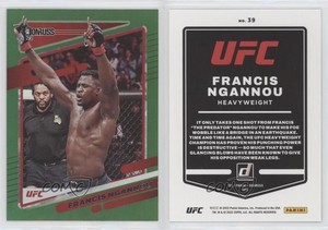 2022 Donruss UFC Green Flood Francis Ngannou #39