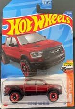 HOT WHEELS HOT TRUCKS 2020 RAM 1500 REBEL RED 23/250. SEE COMBINED OFFERS 