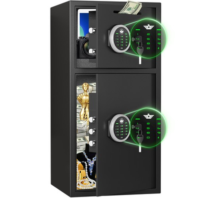 #ad #ad Large Safe Digital Security Safe Box with Deposit Slot amp; Dual Alarm for Home $179.98