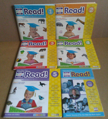 Your Baby Can Read!~Lift A Flap/Picture Books Set (sequence1-5) w/Parents' Guide
