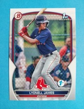 2023 Bowman Prospects 1st Lyonell James 1st Edition RC #BPPF-118 Boston Red Sox