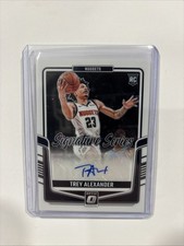 2024-25 Panini Donruss Optic - Signature Series Trey Alexander, #SS-ALX (AU, RC)
