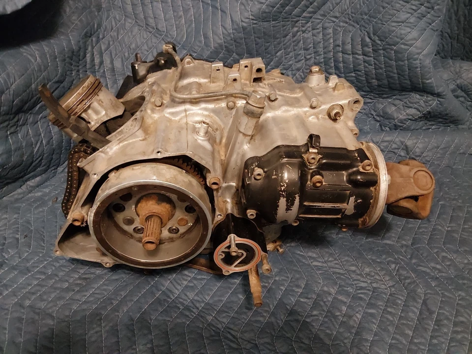 Yamaha Big Bear 350 1987 88 motor 2x4 extremo inferior cigüeñal transmisión Foto 2 de 4