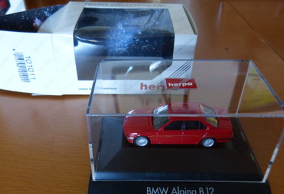 Herpa Modell Private Collection 1 : 87 H0 BMW Alpina B 12 OVP rot 101011