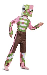 Minecraft Zombie Pigman Child Costume Small 4 6 New Video Game Licensed Mojang Ebay