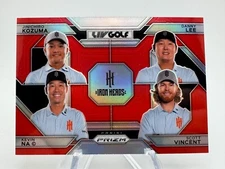 2024 Prizm LIV Golf KOZUMA LEE NA VINCENT Red Prizm /149 #61 Iron Heads GC
