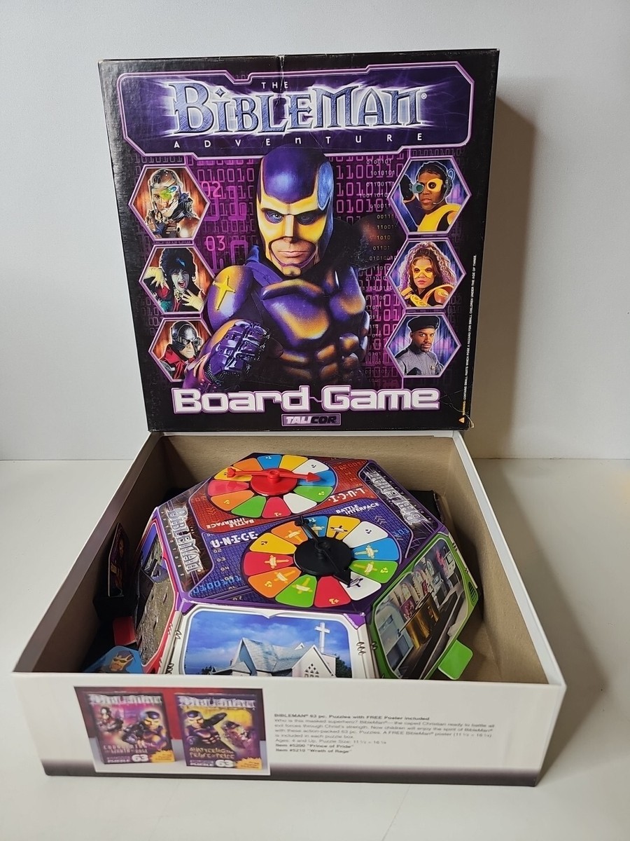 The Bibleman Adventure Board Game 2001 Talicor Pamplin Entertainment Bible Man | eBay