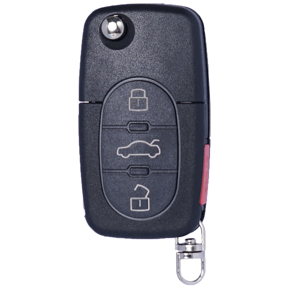 2 para 1997 1998 1999 2000 2001 2002 2003 2004 AUDI A4 A6 A8 Mando a Distancia Coche Llavero Foto 2 de 4