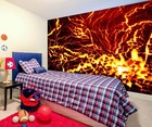 3D Flamme Textur ZHUC8854 Tapete Wandbild Fototapete Abnehmbarer Ann
