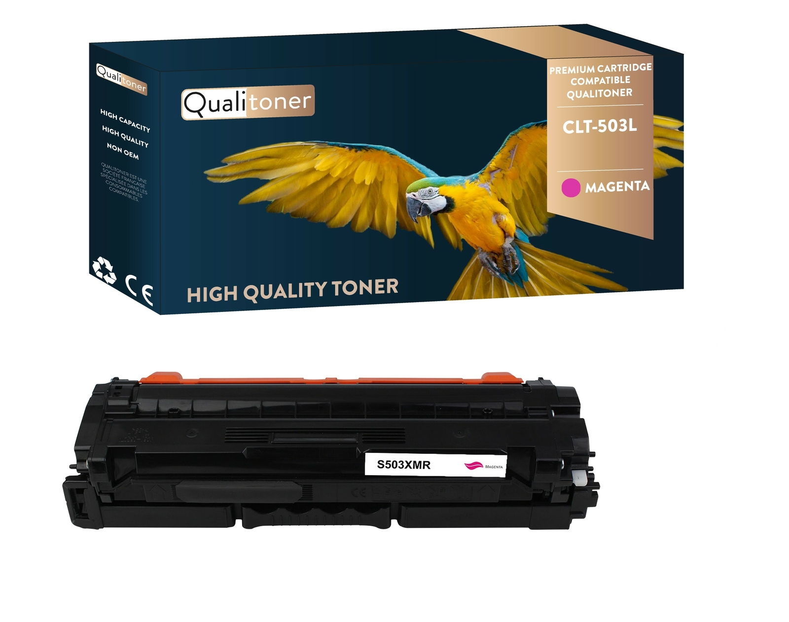Toner SAMSUNG CLT503L magenta Qualitoner pour vos dossiers de présentation créatifs