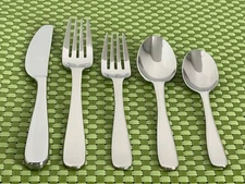 Lenox STRATTON Stainless 18/10 Glossy Round Tip NEW Flatware SMART CHOICE E7N