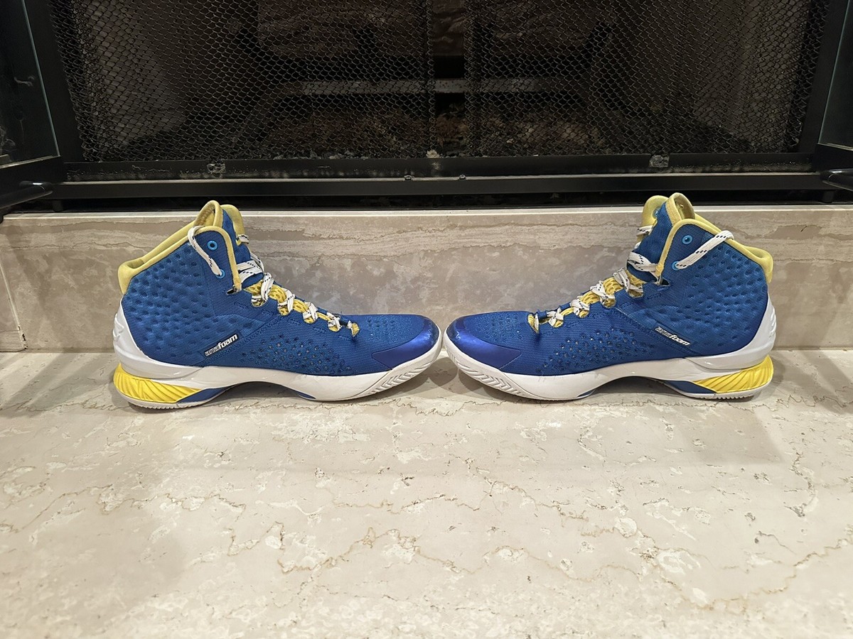 UNDER ARMOUR CURRY 1 SC1 Home Dub Nation Warriors Basketball Shoes
