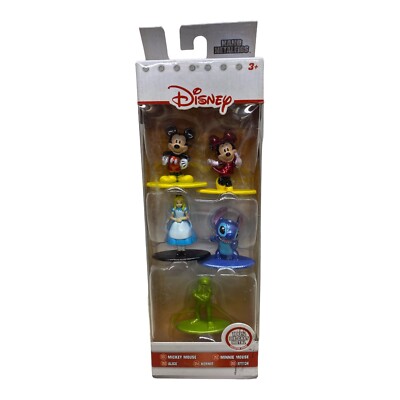 Disney Nano Metalfigs Diecast Mini Figures Mickey Mouse Minnie Mouse  Stitch