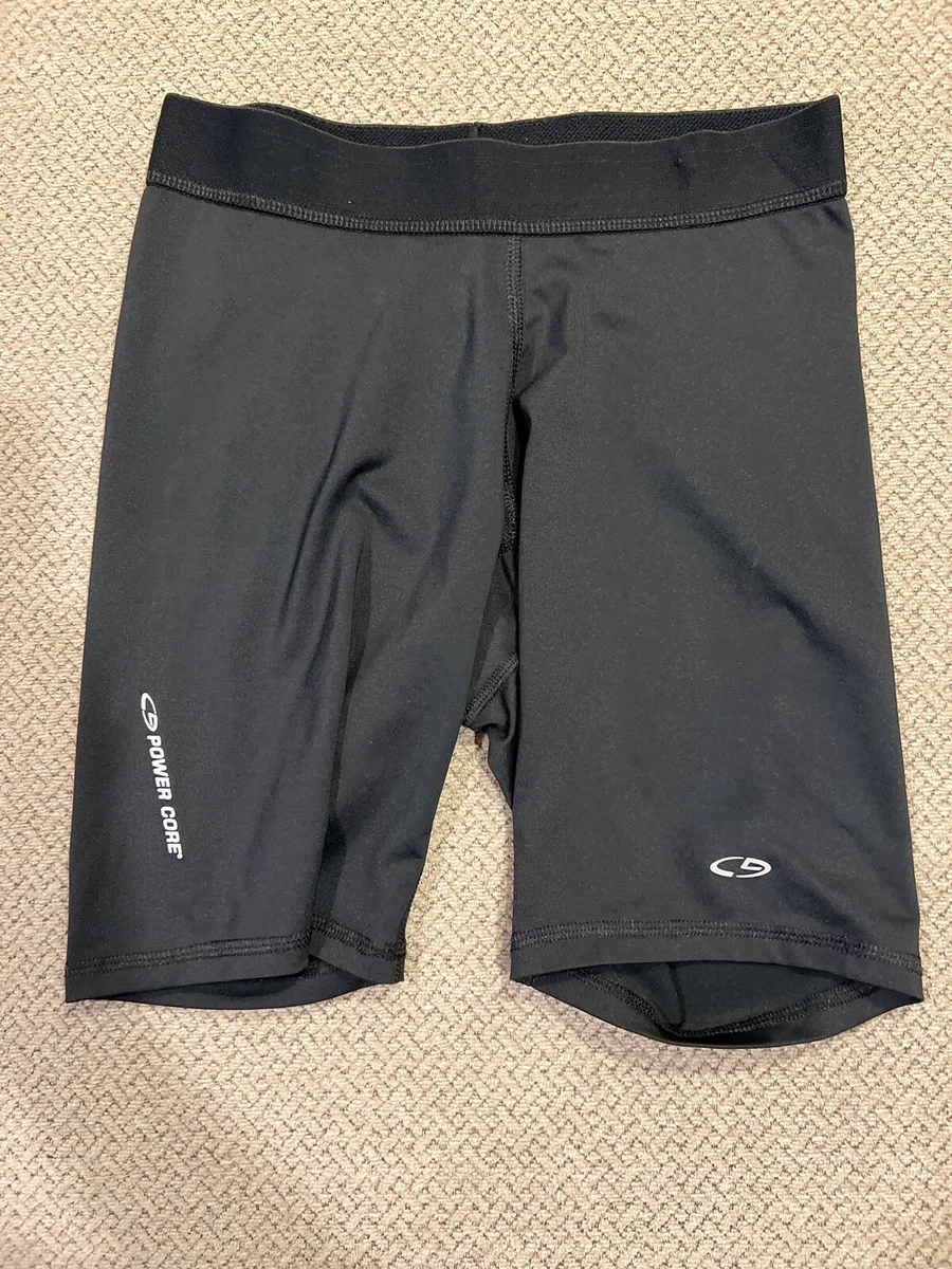 Mens Champion Power Core Jock Spandex Tights Compression Shorts Medium