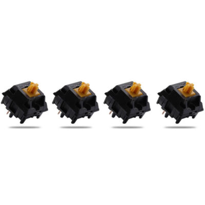 4/10/90X Gazzew Boba Black U4T V2 Tactile Thocky Mechanical Switches 62/68g Lot