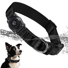 Upgraded AirTag Dog Collar IP68 Waterproof Air Tag Dog Collar Holder Reflecti...