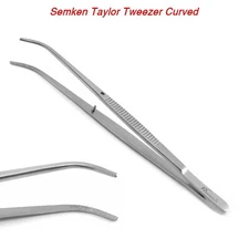 Semkin Tweezers Curved Surgical Dressing Oral Procedure Dental Instruments
