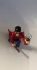 2001 Warner Brothers Plastic 3" Harry Potter With Golden Snitch Flying On Broom 