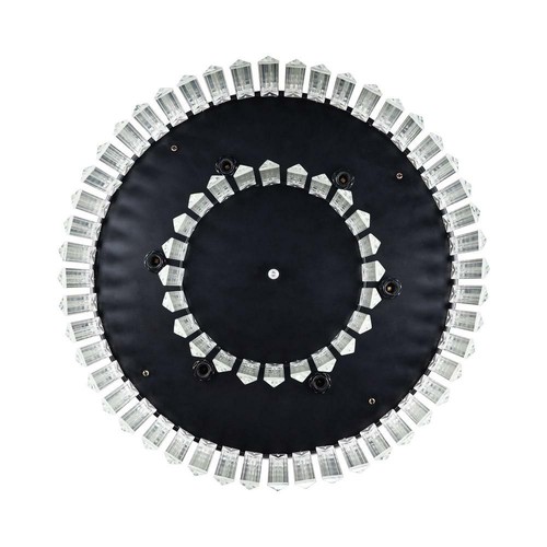 Ceiling Fan 42 Inch Black Crystal Retractable Light Kit Remote Control Indoor - 第 7/9 張圖片