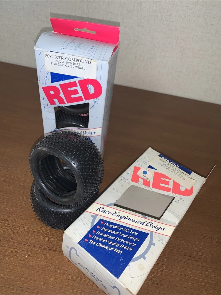 ~”Vintage RC Pro-Line 8082 Fuzzie Tires 2WD/4WD Rear. Fits 2.15 Or 2.2 Wheel - Image 2 of 4