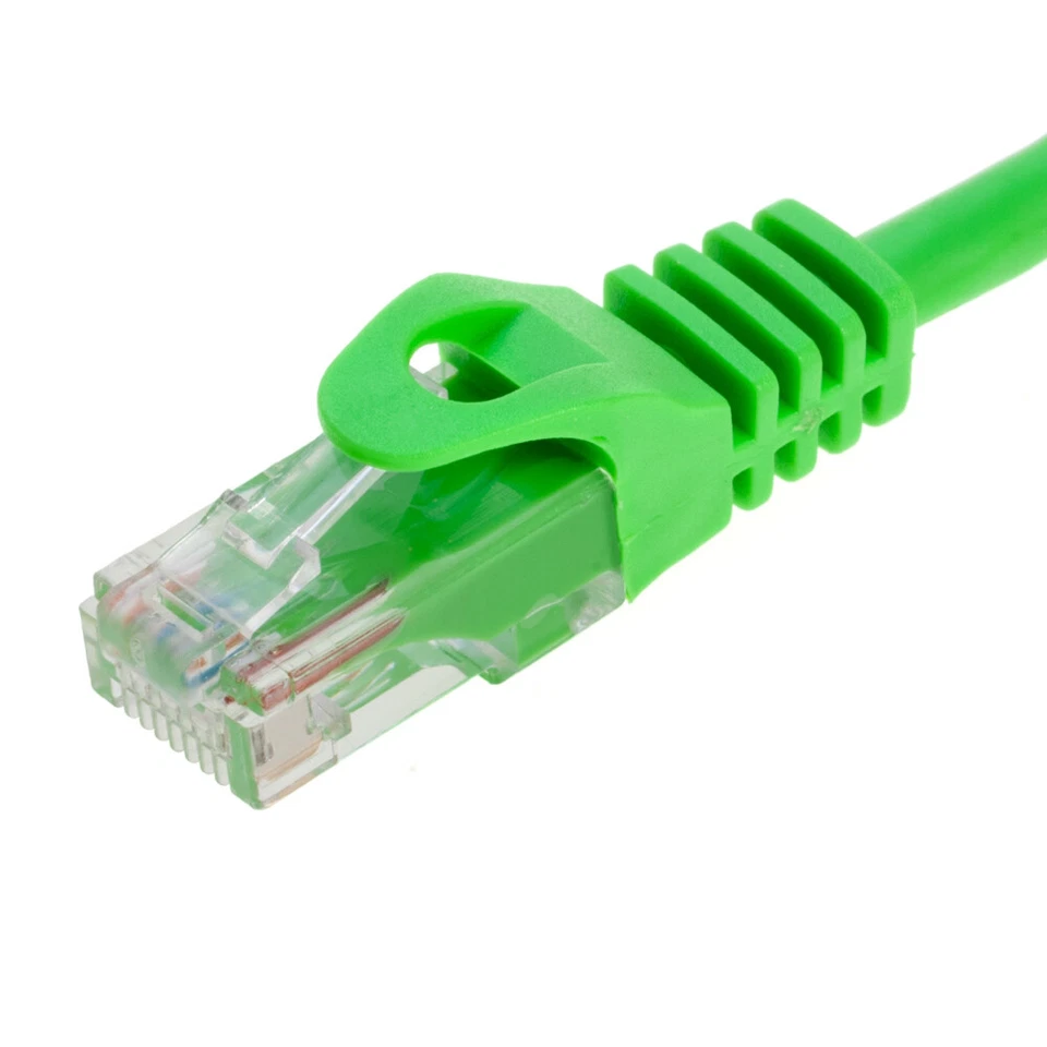 CAT6 Ethernet Patch Cord RJ-45 LAN Network Cable Green 3FT- 20FT Multi-Pack LOT - Image 4 of 4
