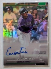 2022 Topps Stadium Club Chrome Elehuris Montero Green Auto /99 RC #SSCUA-EMO