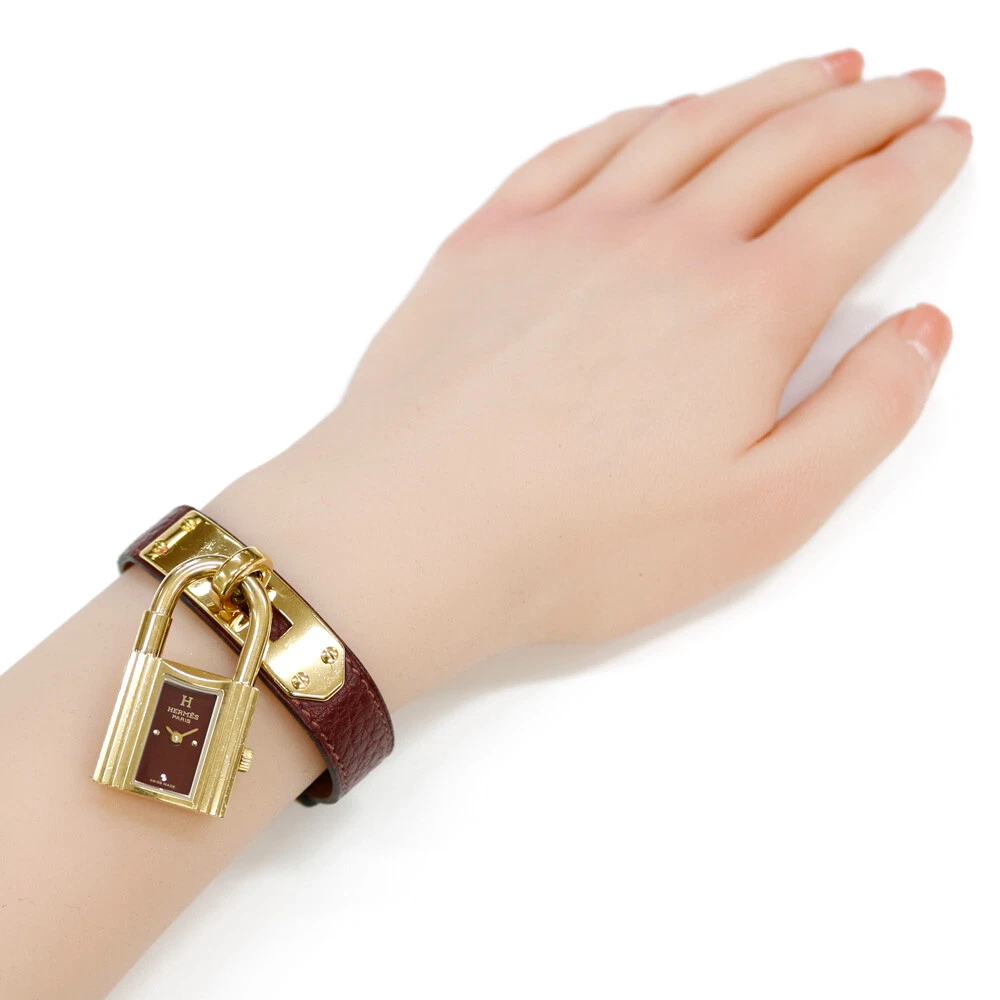 HERMES Kelly watch Watches KE1.201 Gold Plated Cadena used | eBay