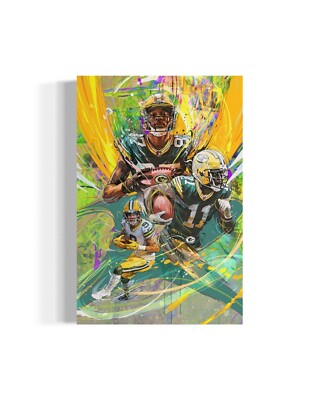 Green Bay Packers WR Trio |  Reed, Doubs, Watson | Sports Wall Art | Canvas