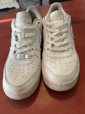 Nike 314192 117 Air Force 1 US 7y Womens 8. Sneakers - White