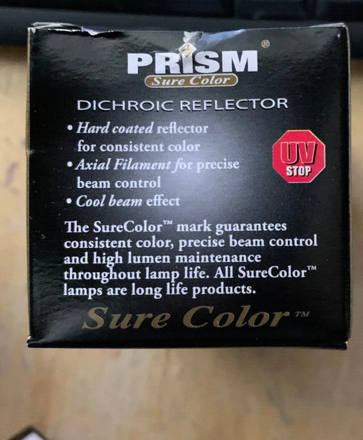 10 pack, Halco 107124 MR16EXN/SC 12V 50W 38° Dichroic Reflector NEW Package - Image 3 of 4