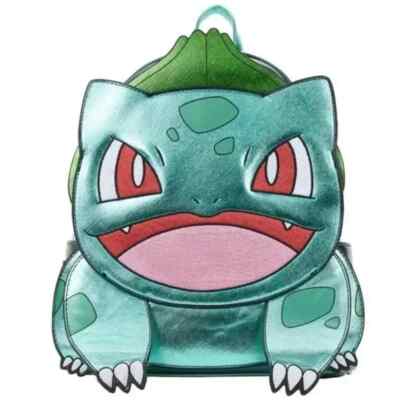 Loungefly Pokémon Bulbasaur Cosplay Metallic Mini Backpack  display picture 3