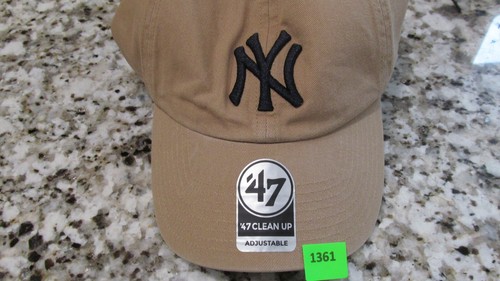 47 Brand - MLB New York Yankees '47 Adjustable Clean Up Cap Kahki/Dark Blue