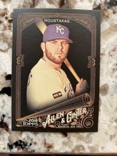2018 TOPPS ALLEN GINTER X BASEBALL BASE CARD ROYALS MIKE MOUSTAKAS #89