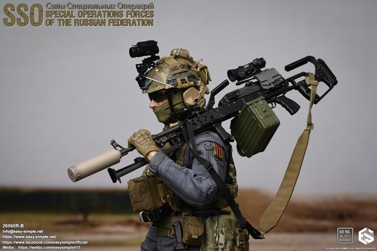 1/6 Scale EASY&SIMPLE 26060RB Russian Special Operations 1/6 Scale EASY&SIMPLE 26060RB Russian Special Operations