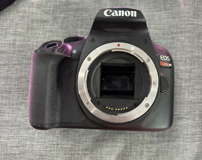 CANON EOS REBEL T6 DIGITAL SLR BLACK CAMERA BODY FOR REPAIR OR