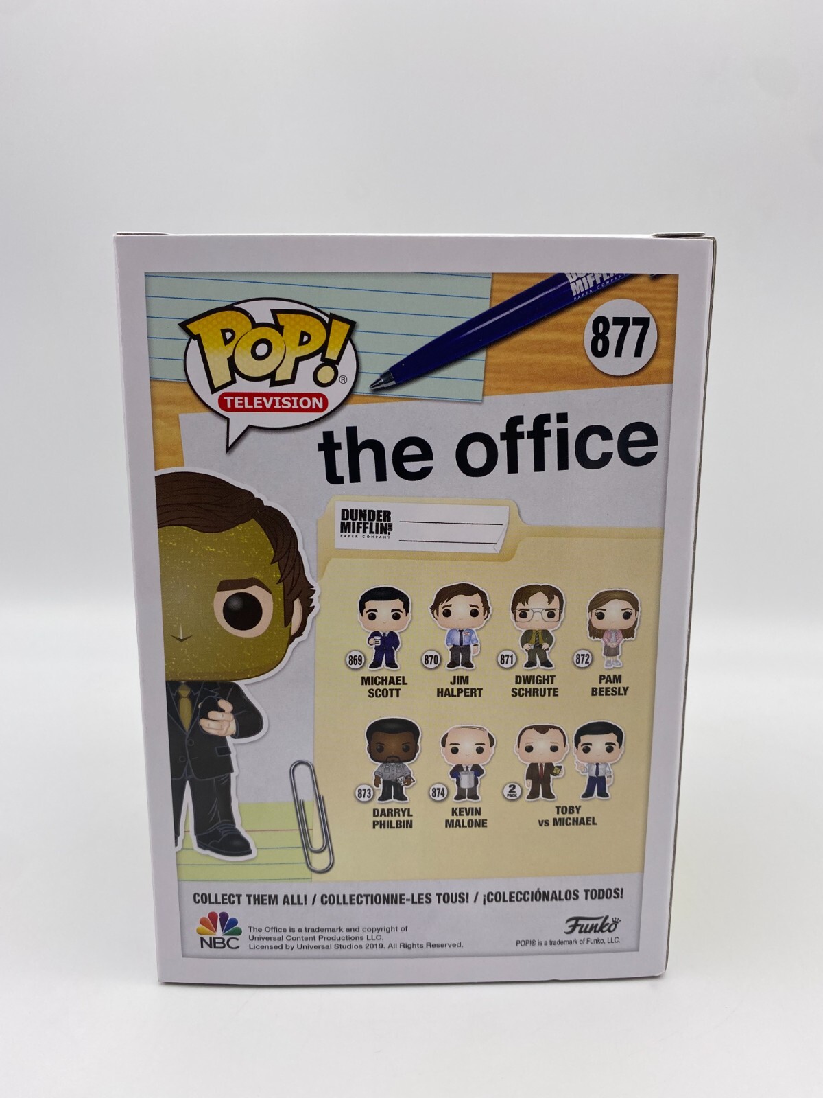 Funko Pop Goldenface 877 The Office Television Series Figure w