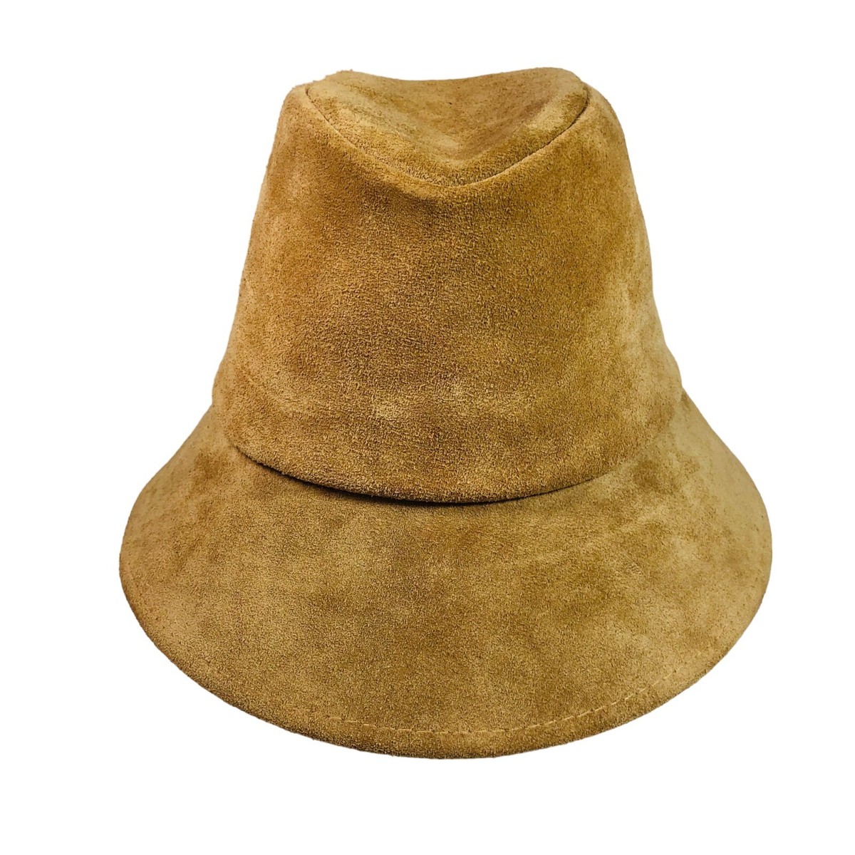 Vintage Crown Jewels by Henschel Suede Bucket Style Hat size 