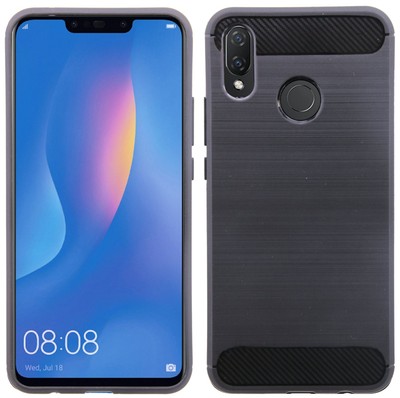 HUAWEI P SMART+ (Plus) // Schale Handyhülle Tasche Silikonschutz Gel ''Armor''
