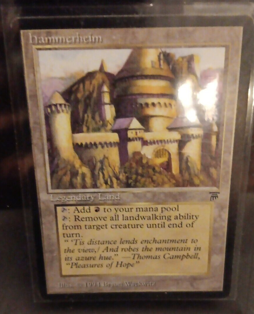 Magic The Gathering MTG Legends Hammerheim Legendary Land Card