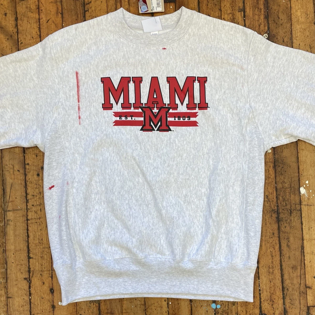 Miami university clearance crewneck sweatshirt