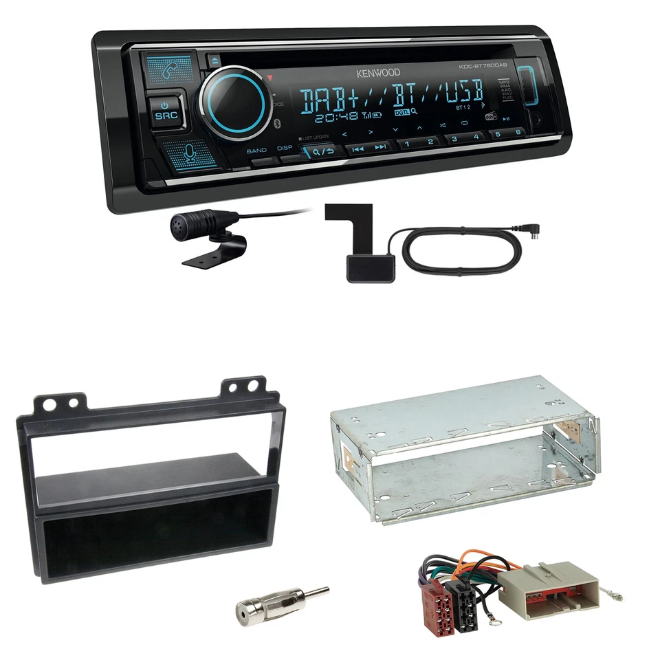 Kenwood KDC-BT760DAB Bluetooth DAB USB Einbauset für Ford Fiesta Fusion - Bild 1 von 1