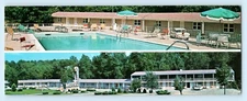 Long Oversized Postcard Quality Court Motel Highland Dickson Tenn Postcard C1