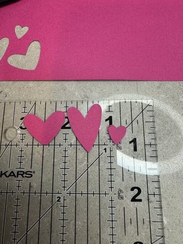Stampin Up 3 Hearts Punch Whale Tail EK Success Paper Shapers Valentines Love - Picture 6 of 6