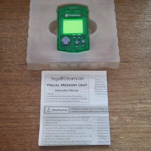 VISUAL MEMORY UNIT ORIGINALE SEGA DREAMCAST - Foto 3 di 3
