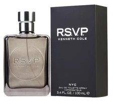 RSVP by Kenneth Cole 3.4 oz EDT Cologne for Men New In Box