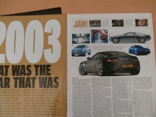 Autocar 2003. Past years events.Lamborghini Gallaro  Road test.ASTRA 1st drive