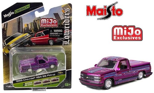 MAISTO DESIGN 1993 CHEVROLET 454 SS LOWRIDERS HOBBY EXCLUSIVE 1/3600 - Picture 3 of 3