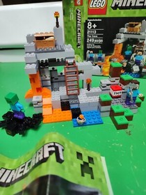 LEGO Minecraft: The Cave (21113) Complete WithBox | Retired Lego Set